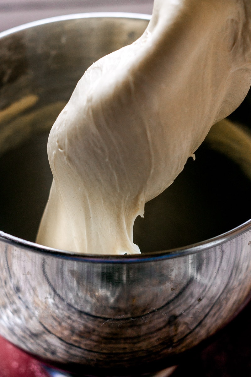 Yeast Dinner Rolls Mixing In Stand Mixer Sweet Tea Thyme
