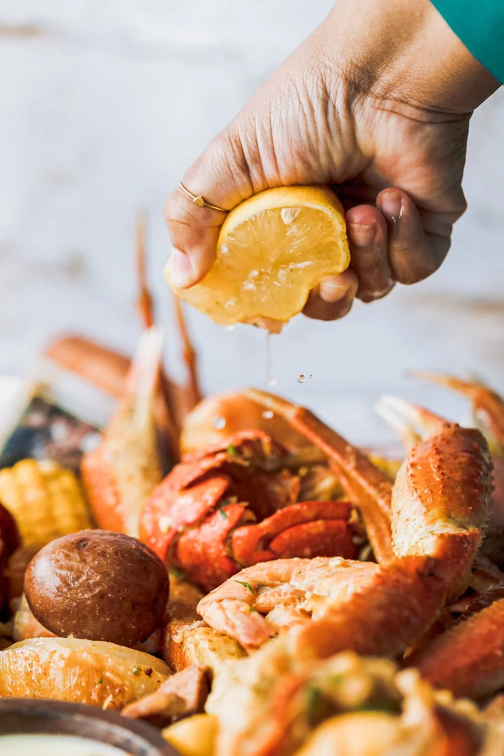 Ultimate Seafood Boil with Garlic Butter Sauce