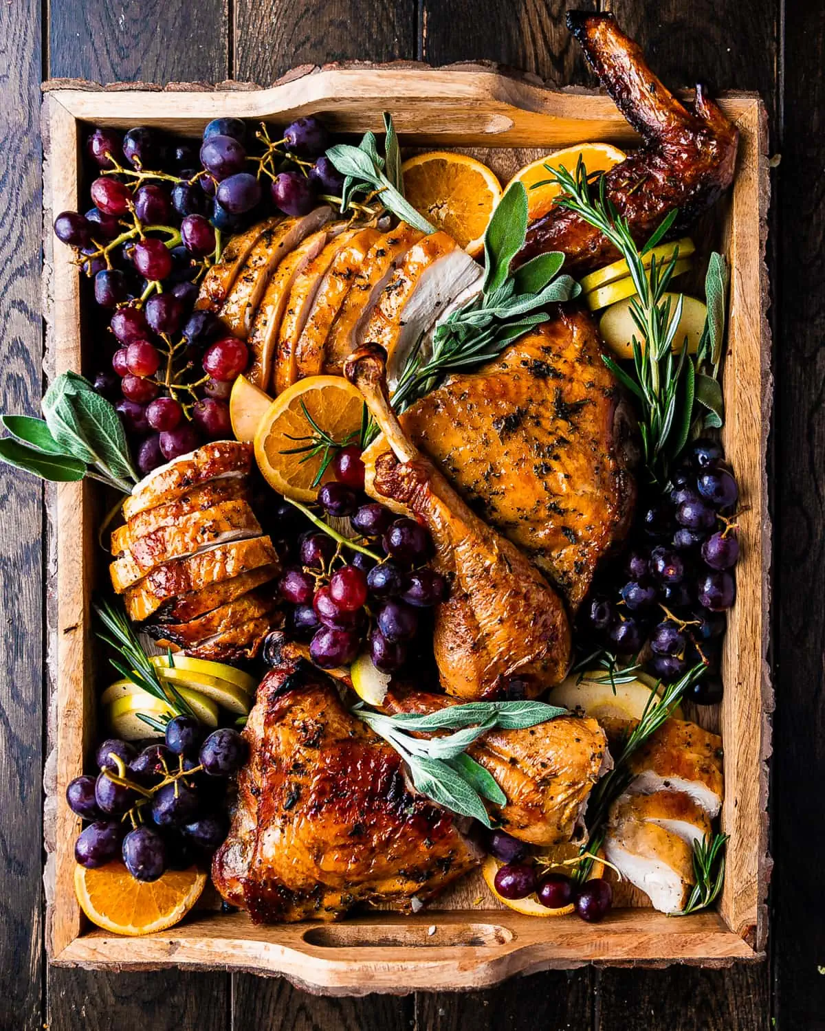 Juicy Dry Brined Spatchcock Turkey 